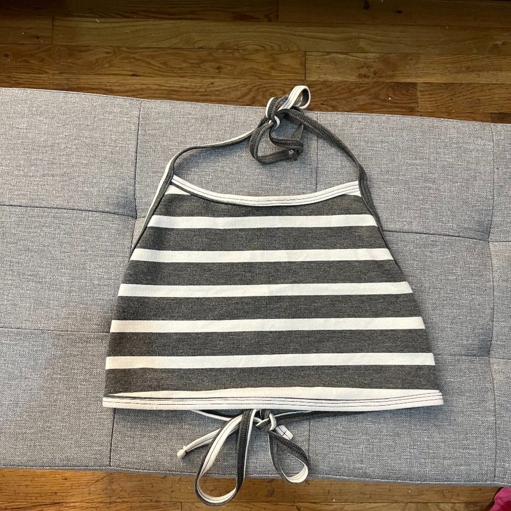 AMERICAN APPAREL HALTER CROP TOP